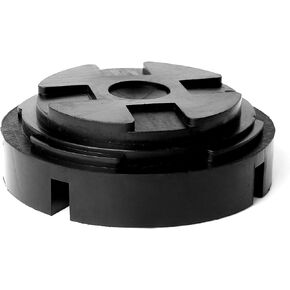 Universal Fit 5.5" Large Rubber Jack Pad/Slotted Jack Pucks | Made from Heavy Duty Rubber, The Ultimate Protector for Frame Rail and Paint