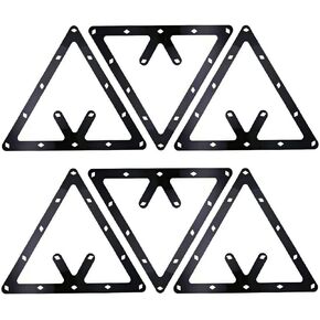 Markeny 6 PCS Triangle Rack Pool Table Ball Holder, Sheet Billiards Triangle Cue Accessories