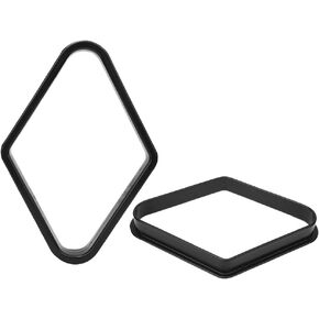 Billiard Ball Rack, Plastic Professional Pool Table Rack, Billiard Triangle 9-Ball Rack, Pool Table Equipment Snooker Accessories, Set of 2