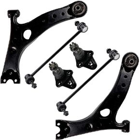 SCITOO 6PCS Set Suspension Kit Ball Joints Control Arms Sway Bar End Links For Toyota RAV4 K90309 K640213 K640212 K80296