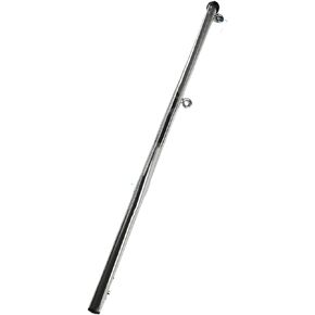 MARINE CITY Boat 304 Stainless Steel 30 Inches Flag Stanchion Gloss Polished Smooth Finish FlagPole for Boat Marine Yacht RV ATV Boat Accessories