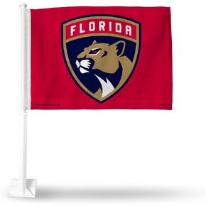 Rico Industries Car Flag with included Pole, Florida Panthers