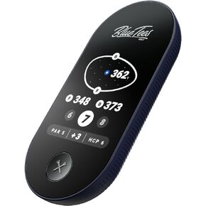 Blue Tees Golf Ringer - Magnetic Golf GPS Handheld, Touch Screen Display, Water Resistant Golf Distance Range Finder, 40,000+ Preloaded Courses, 10+ Hours Battery, Built-in Magnetic Strip