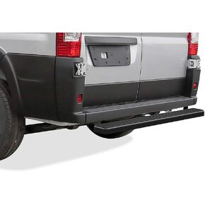 APS Rear Step Bar (Nerf Bars Side Steps Step Bars) Compatible with Ram Promaster 2014-2024 Full Size Van (Black Powder Coated 5 inches)