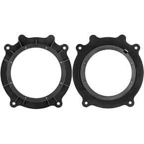 RED WOLF 6.5 Inch Front Door Speaker Adapter Bracket Compatible with Tesla Model 3 2017-Up Model Y 2020-Up Install Aftermarket Car Audio Speaker Spacer Ring Bracket 2 PCS