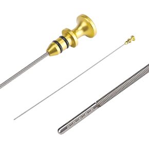 3mirrors Engine Oil Dipstick Compatible with 2007-2016 Mini Cooper S Clubman Convertible Coupe Roadster Countryman Paceman All Engines OE 11437585970 for R55 - R61(N) Engines