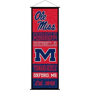 Ole Miss Banner and Scroll Sign