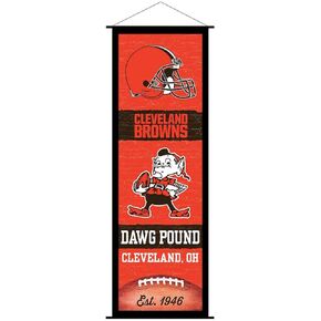 Cleveland Browns Banner and Scroll Sign