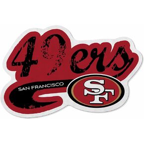 Rico Industries NFL Football Distressed Shape Cut Pennant - Home and Living Room Décor - Soft Felt EZ to Hang