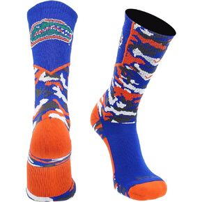 TCK University of Florida Gators Socks Woodland Camo Crew