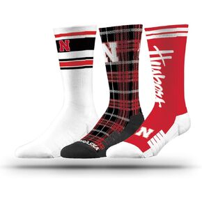 Strideline NCAA Mens Socks- Weekender 3 Pack-One Size Fits Most
