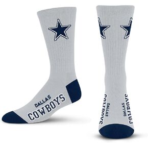 FBF - Officially Licensed NFL Deuce Team Logo Youth Size Kids Crew Socks Approx. 4-8 years old