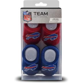 FBF Orginals Buffalo Bills Infant Bootie Socks 0-12 Months - 2 Pack
