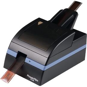 Pacific Image PowerFilm Plus 35mm Film Scanner. Auto Batch scan Negative/Positive Filmstrips. Up to 10 Film Strips/Maximum 60 Frames in One Batch. 24 MegaPixel/True Color. Mac/Pc.