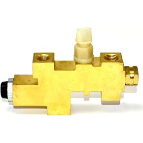 A-Team Performance - Proportioning Valve - Compatible with 1989-1996 Jeep Wrangler YJ Brass