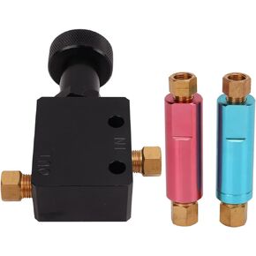 مجموعة صمامات الفرامل المتناسبة، صمام تناسبي بمقبض قابل للتعديل، 150 رطل لكل بوصة مربعة ‑ 1200 رطل لكل بوصة مربعة، صمام تناسب الفرامل المضمنة القابل للتعديل مع مجموعة صمامات 2 رطل 10 رطل 260 ‑ 8419 ملحقات عالمية in Kuwait