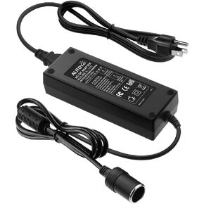 ALITOVE AC to DC Converter 110V to 12V Converter 20.8A 250W with Car Cigarette Lighter Socket 100V~240V AC to DC 12 Volt 20A 18A 15A Power Supply Adapter for Car Refrigerator Tire Inflator Cleaner