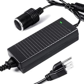 180W AC to DC Converter, 110V-240V to 12V/15A, Cigarette Lighter Socket AC/DC Adapter Power Supply for Car Inflator,Car Refrigerator,Car Vacuum, 7.2FT