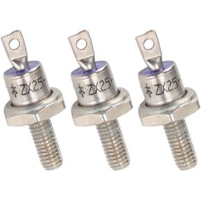 HEEPDD 3Pcs Generator Diode, ZX25 12 25A Spiral Rectifier Diode (Cathode)