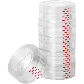 Mr. Pen- Gift Wrapping Tape, 6 Pack, Gift Wrap Tape, Wrapping Tape, Clear Tape, Invisible Tape, Gift Tape, Wrapping Tape for Presents, Wrapping Paper Tape, Tape, Tape Clear, Tape Refills for Dispenser