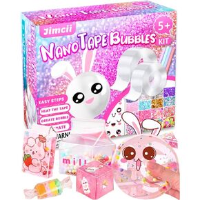 Nano Tape Bubble Kit with Box, Nano Tape Bubble Squishy Maker Kit for Kids, Nano Tape Bubbles