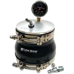 Turbo Boost Leak Testers 5" Universal - 6061 Billet Aluminum - Shock Proof Gauge - Premium