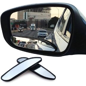 EEEkit Cars Blind Spot Mirrors Unique design, Mirror for blind side 360 Degree Rotating Design, Side Mirror Wide Angle Mirror Safety Convex Rearview Mirror Suitable for Car Truck SUV RV and Van