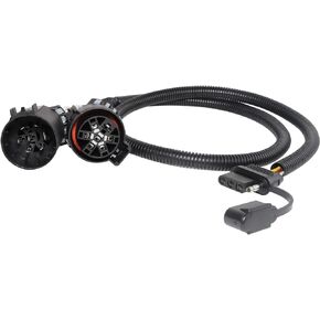 MECMO 55384 Replacement USCAR 7 Pin to 4 Pin Trailer Harness for Installing Tailgate Light Bar Adapter, USCAR 4-Pin Trailer Extension Wiring 41 Inches, for USCAR 7 Way & Factory Tow Package