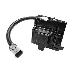 Misakomo Trailer Tow Wiring Harness Hitch Connector Assembly with Mounting Bracket, Compatible with 2002-2004 Ford F250 F350 Super Duty Pickup Truck, 4-Flat 7-Way Plug Adapter Replace# 2C3Z-13A576-DA