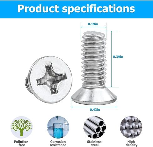 12PCS Stainless Steel Brake Disc Rotor Screws, 93600-06014-0H, Retaining Hardware Bolts Screw Kit for Front and Rear, Car Replacement for Acura, Civic, Accord, Odyssey, City (White) in Saudi Arabia
