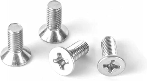 12PCS Stainless Steel Brake Disc Rotor Screws, 93600-06014-0H, Retaining Hardware Bolts Screw Kit for Front and Rear, Car Replacement for Acura, Civic, Accord, Odyssey, City (White) in Saudi Arabia