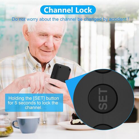 ChunHee Intercoms لاسلكي للمنزل 16 قناة طويلة الاستعداد الرعاية نظام اتصال داخلي لاسلكي لكبار السن 1640ft اتصال داخلي محمول اتجاهين غرفة إلى غرفة الاتصال الداخلي للاستخدام المنزلي، 3 حزمة in Kuwait