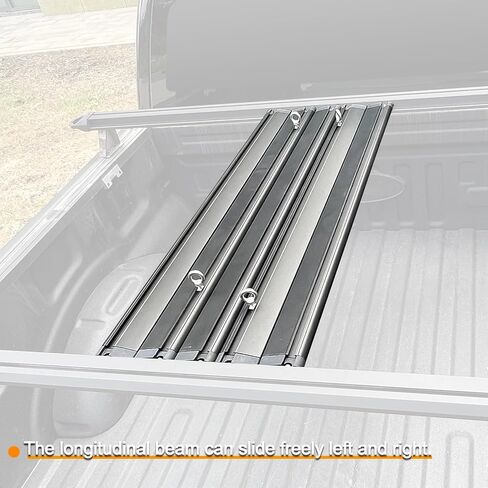 Su ying Heavy Duty Aluminum Truck Bed Rack, with 5 Aluminum Longitudinal Bars, Installed to Form a Flat Cargo Basket, Perfect for Having Extra Cargo Bags, Camping Equipment, Canoeing, etc (Black) in Kuwait