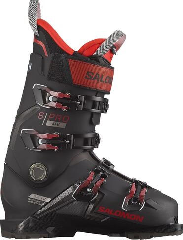 Salomon S/Pro MV 110 Ski Boots 2024 Black/Red/Beluga 26.5 in Saudi Arabia