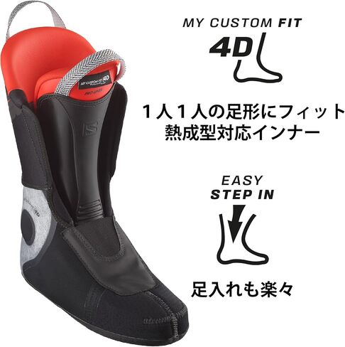 Salomon S/Pro MV 110 Ski Boots 2024 Black/Red/Beluga 26.5 in Saudi Arabia