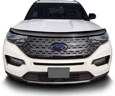 Auto Ventshade [AVS] Bugflector II Hood Shield | 2011 - 2016 Ford F - 250 Super Duty, F - 350, F - 450, F - 550, High Profile, Smoke, 1 pc. | 45059 in Saudi Arabia