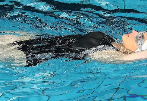 ملابس سباحة نسائية من قطعة واحدة من Beautyin، تنورة سباحة رياضية سوداء، ملابس سباحة in Kuwait