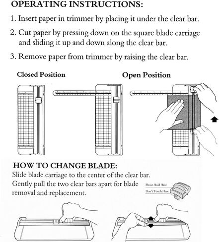 A4 Paper Cutter 12 Inch Titanium Straight Paper Trimmer with Side Ruler for Scrapbooking Craft, Paper, Coupon, Label, Cardstock (1Pcs, Random Color) in Kuwait