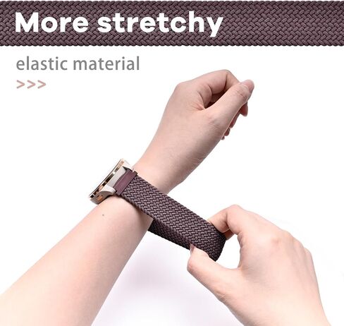 2 Pack Braided Elastic Band Compatible with Garmin Venu/Venu Sq/Garmin Vivoactive 3/ Vivoactive 3 Music/GarminActive 5,20mm Adjustable Watch Band Nylon Woven Replacement Straps Wristband for Garmin Venu 2 Plus Women Men in Saudi Arabia