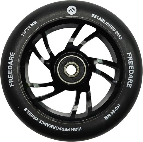 FREEDARE 100mm/110mm Pro Stunt Scooter Replacement Wheels Pair 2pcs with ABEC Bearings in Saudi Arabia