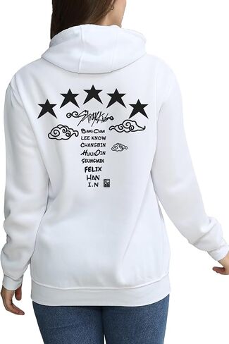 سترة KPOP Stray للأطفال بغطاء للرأس ألبوم جديد 5 نجوم سترة Jisung Felix Hyunjin Merch بلوفر للنساء والرجال in Saudi Arabia
