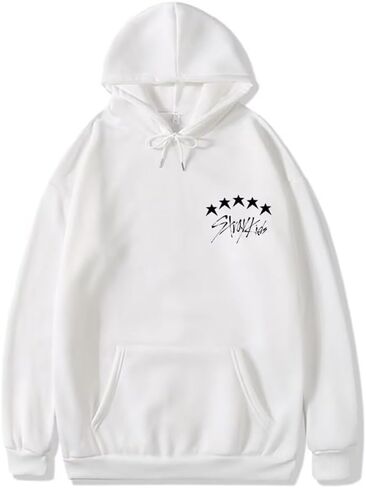 سترة KPOP Stray للأطفال بغطاء للرأس ألبوم جديد 5 نجوم سترة Jisung Felix Hyunjin Merch بلوفر للنساء والرجال in Saudi Arabia