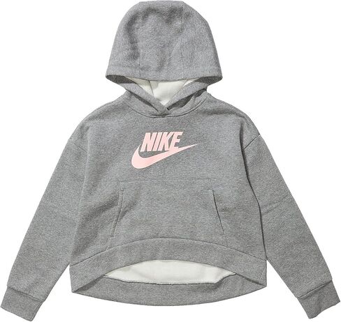 Nike Girl's Sportswear Club Fleece Hoodie - Extended Size (Big Kids) in Saudi Arabia