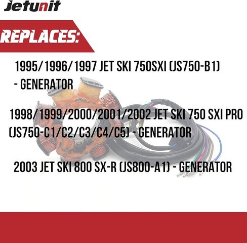 Jetunit الجزء الثابت لـ Kawasaki Jetski 21003-3732 750 SXI/SXI PRO /800 SX-R 1995 1996 1997 1998 1999 2000 2001 2002 2003 in Saudi Arabia
