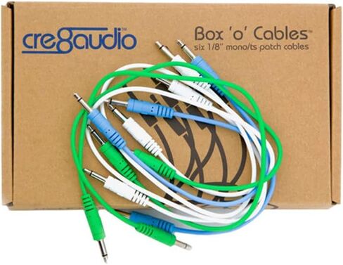 Cre8audio NiftyKEYZ Keyboard and Eurorack Case Bundle with Box 'o' Cables Eurorack Patch Cables (3 Pairs of Different Lengths) in Kuwait