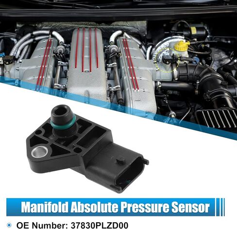 X AUTOHAUX Car Air Pressure Sensor for Vauxhall for Opel Replacement 37830PLZD00 ABS Black in Saudi Arabia