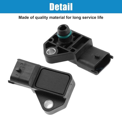 X AUTOHAUX Car Air Pressure Sensor for Vauxhall for Opel Replacement 37830PLZD00 ABS Black in Saudi Arabia