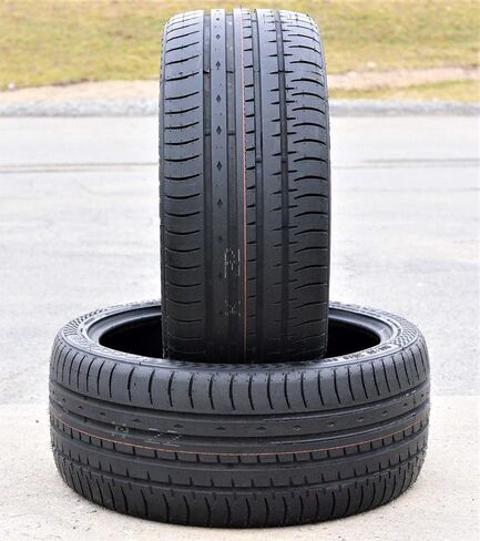 مجموعة من 2 (اثنين) إطارات شعاعية عالية الأداء لسيارة الركاب Accelera Phi All-Season - 225/40R18 225/40ZR18 225/40/18 225/40-18 92Y نطاق تحميل XL 4-Ply BSW جدار جانبي أسود UTQG 400AA in Saudi Arabia