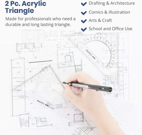 طقم مثلث 10 بوصة 30/60 & 45/90 in Kuwait