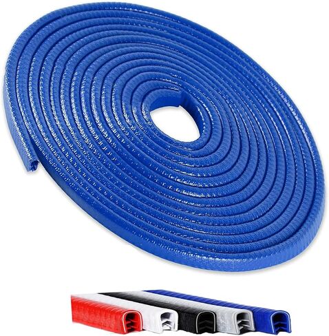 Winfort 16.5FT(5M) Universal Car Door Edge Protector Guards, No-Glue Required Rubber Seal U Shape Automotive Door Entry Guard, Suitable for Most Cars, SUVs and Trucks (Orange) in Saudi Arabia
